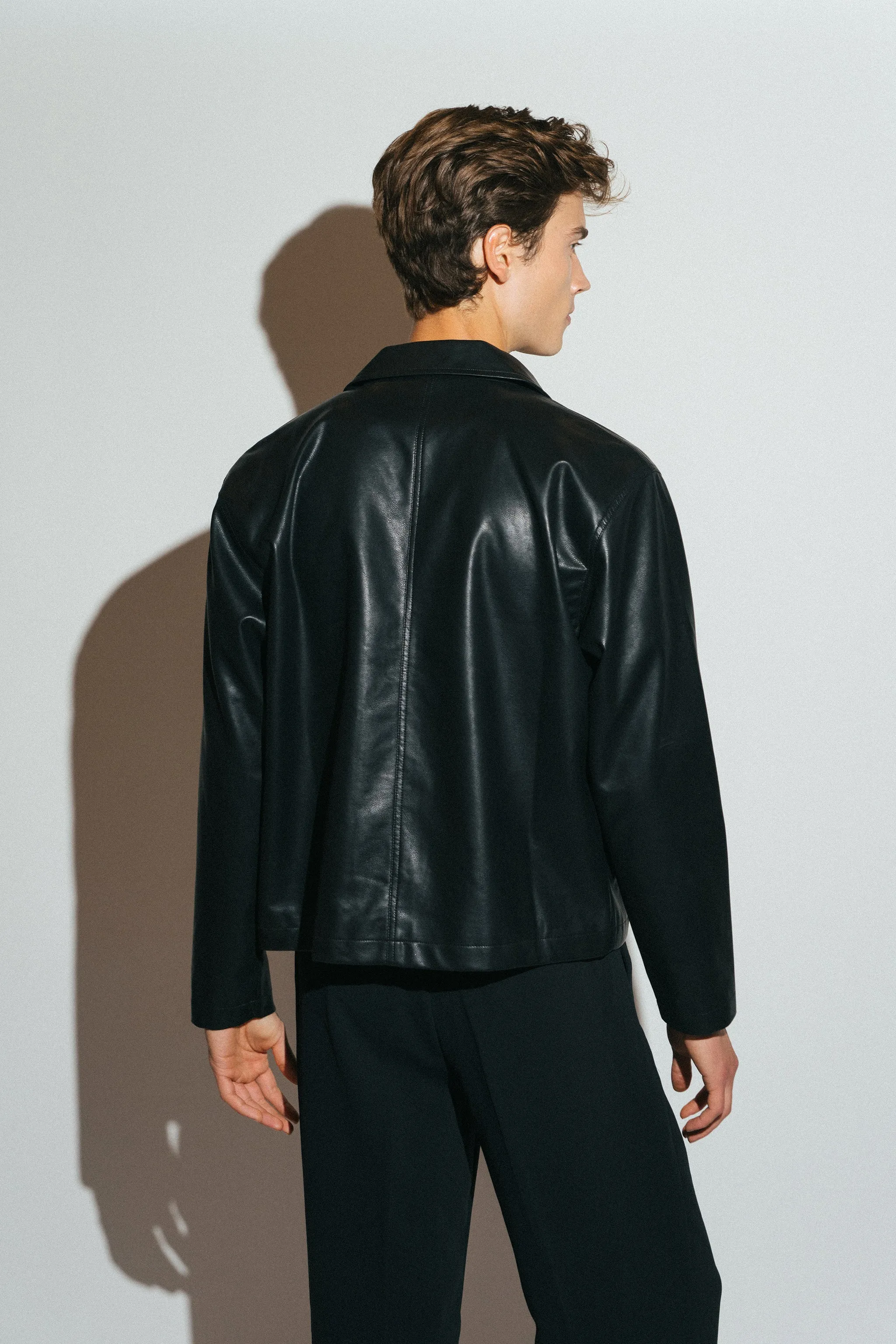 Fairfax Vegan Blouson  |  Black