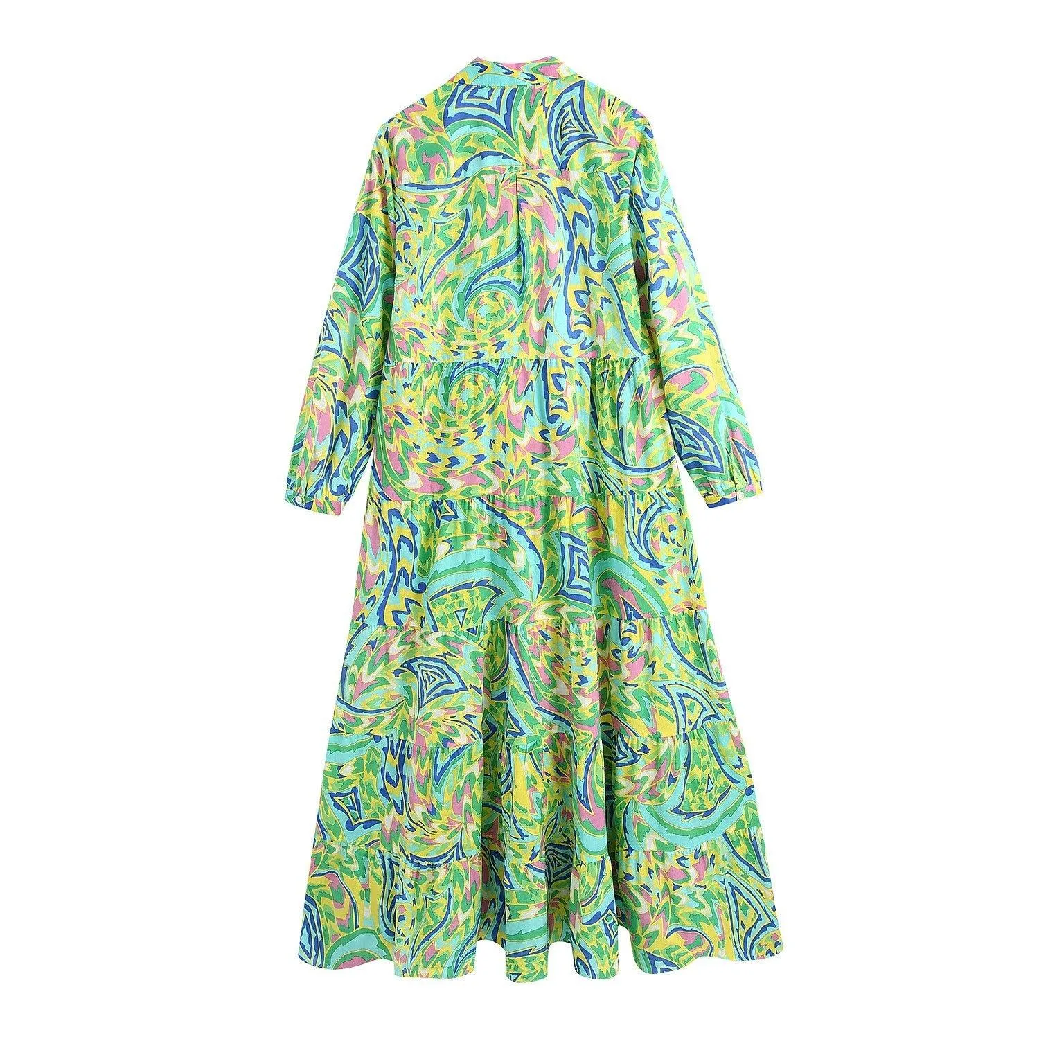 Feel Bright - Floral long sleeve dress