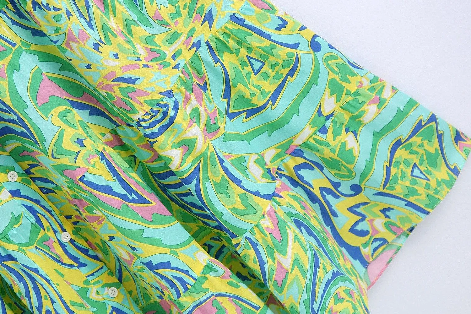 Feel Bright - Floral long sleeve dress