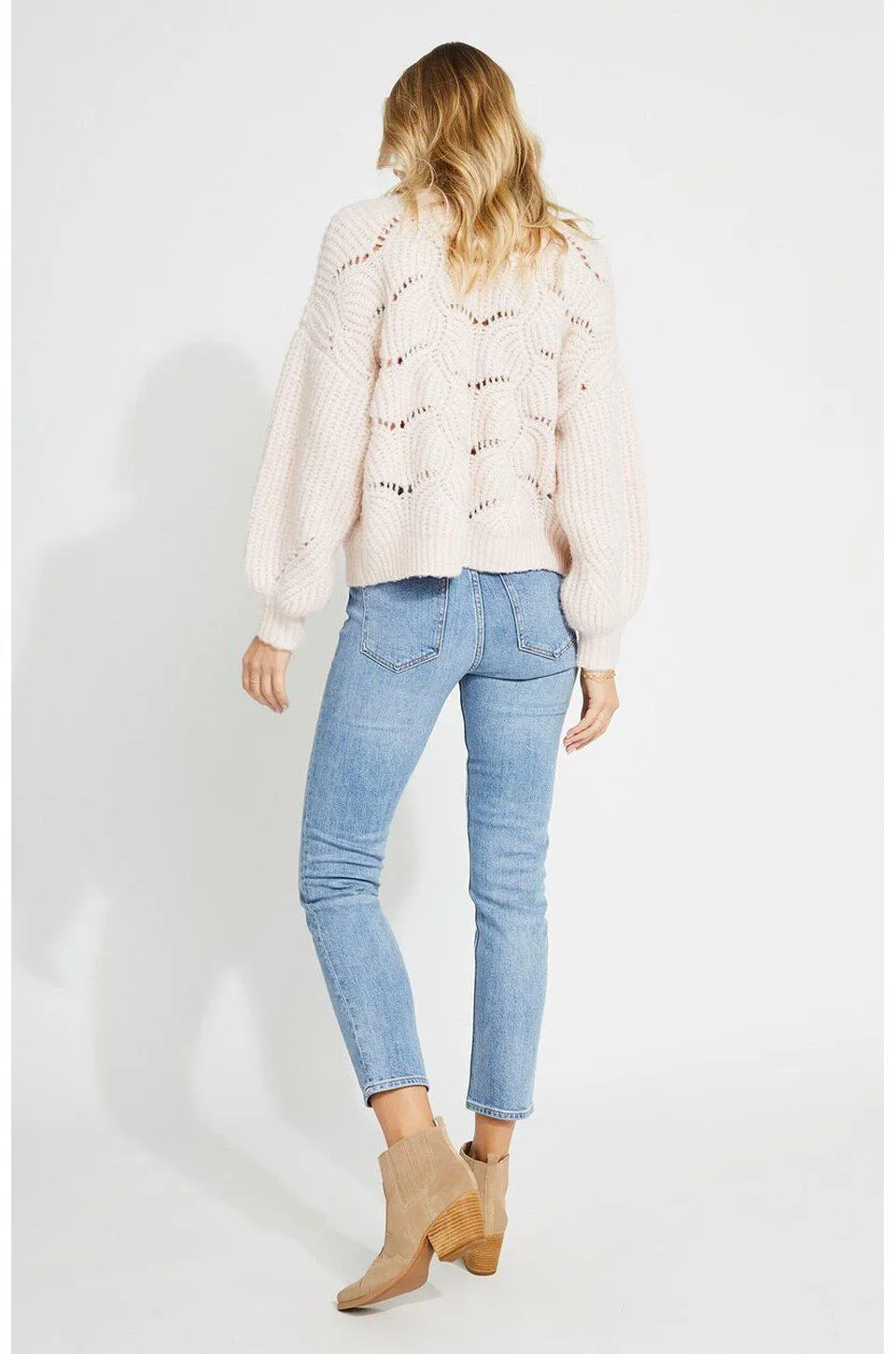 Gentle Fawn Serenity Sweater In Dusty Rose
