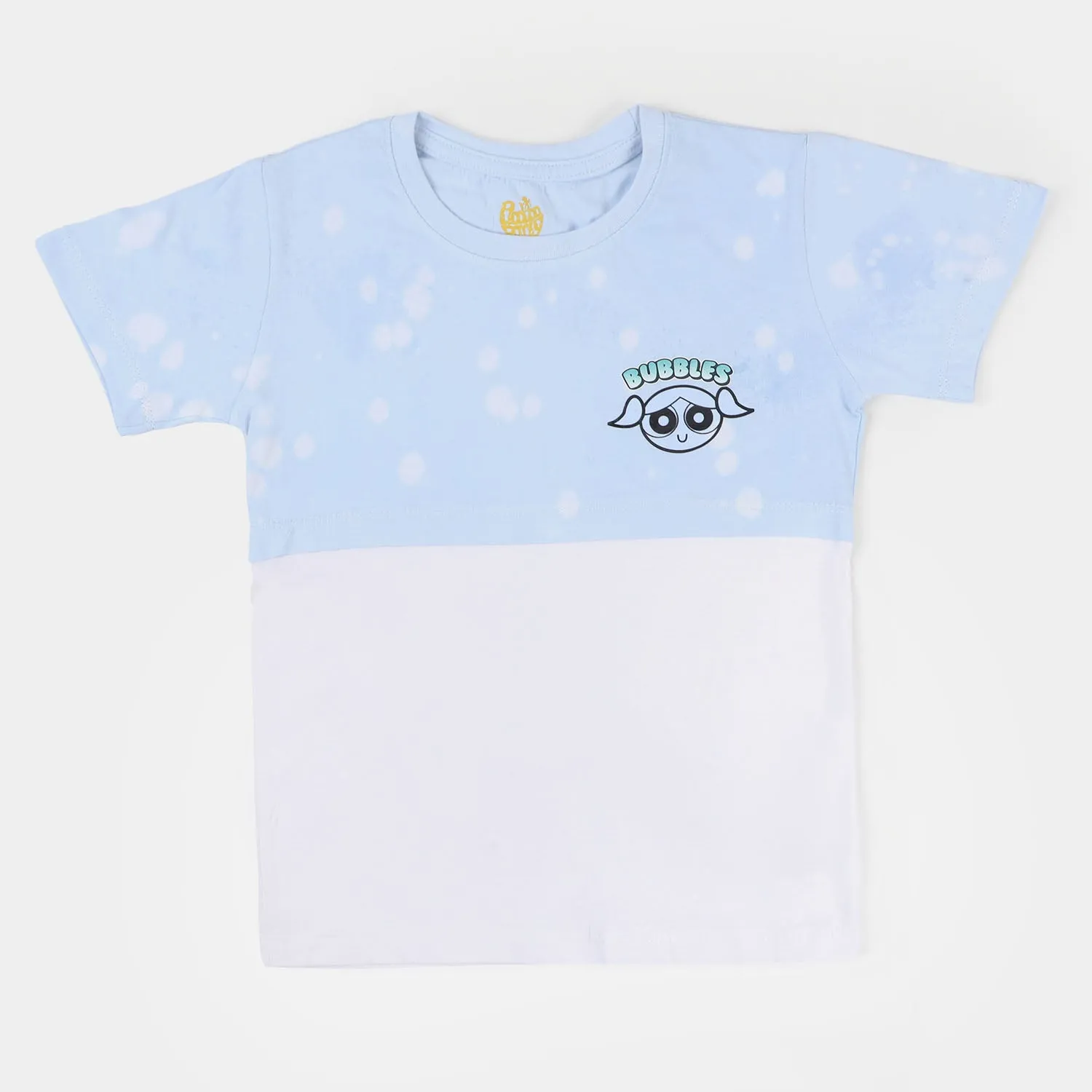 Girls Cotton T-Shirt Power Girls - Tie Dye