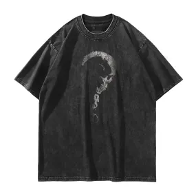 Handcuff Skull Washed T-Shirt