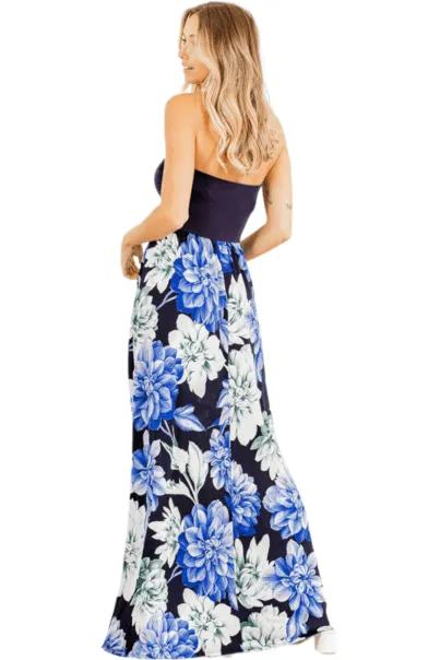 Heimish Floral Print Sleeveless Maxi Dress