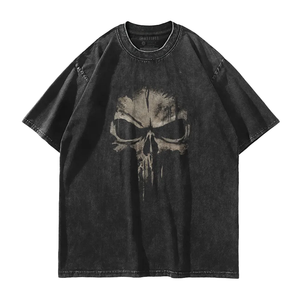 Hidden Skull Washed T-Shirt