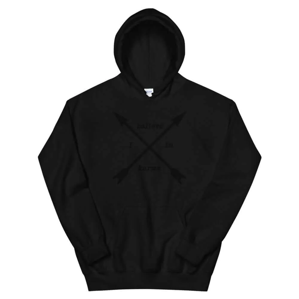 I Believe In Karma Statement Unisex Hoodie