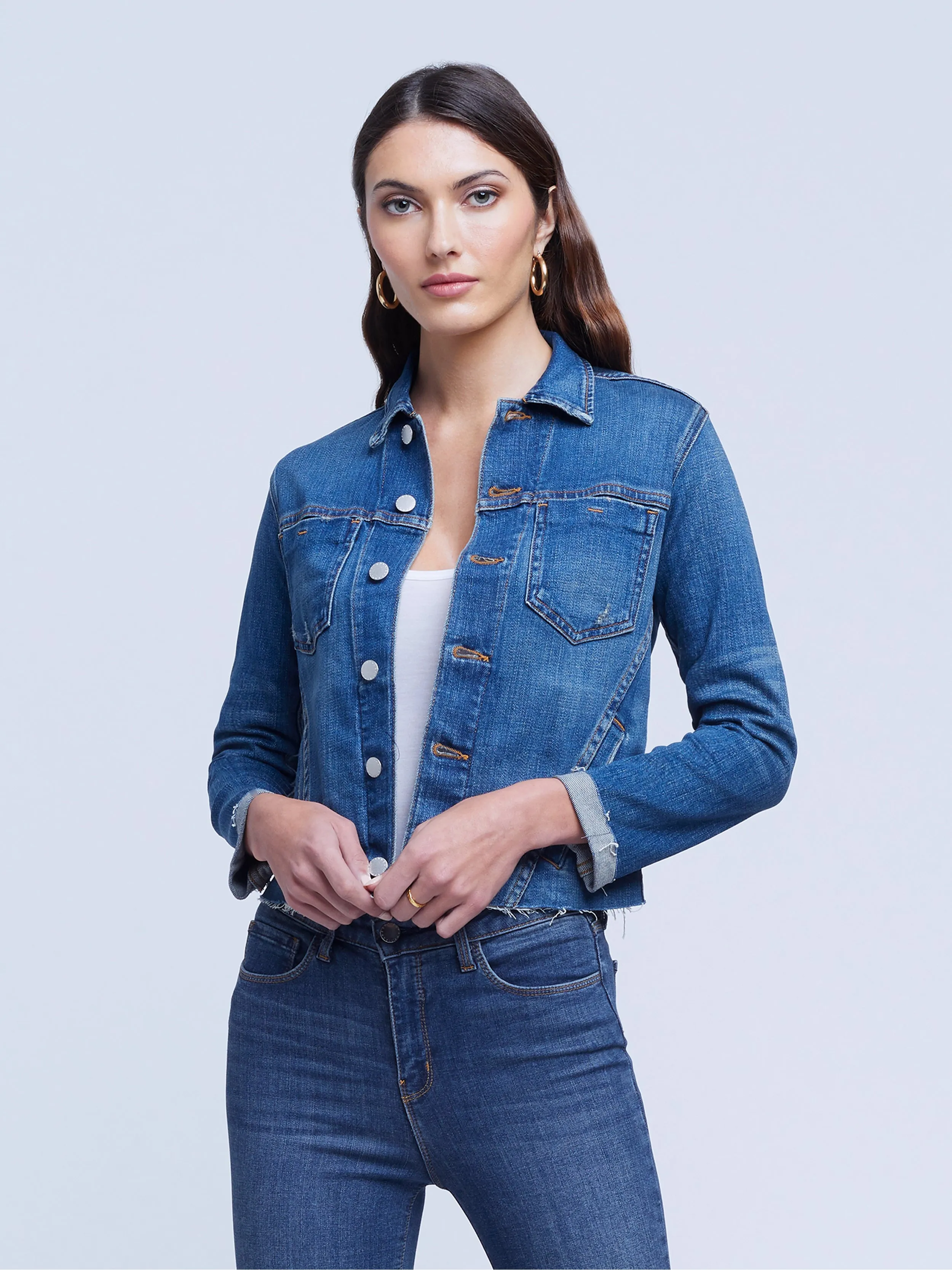JANELLE SLIM RAW JACKET - AUTHENTIQUE