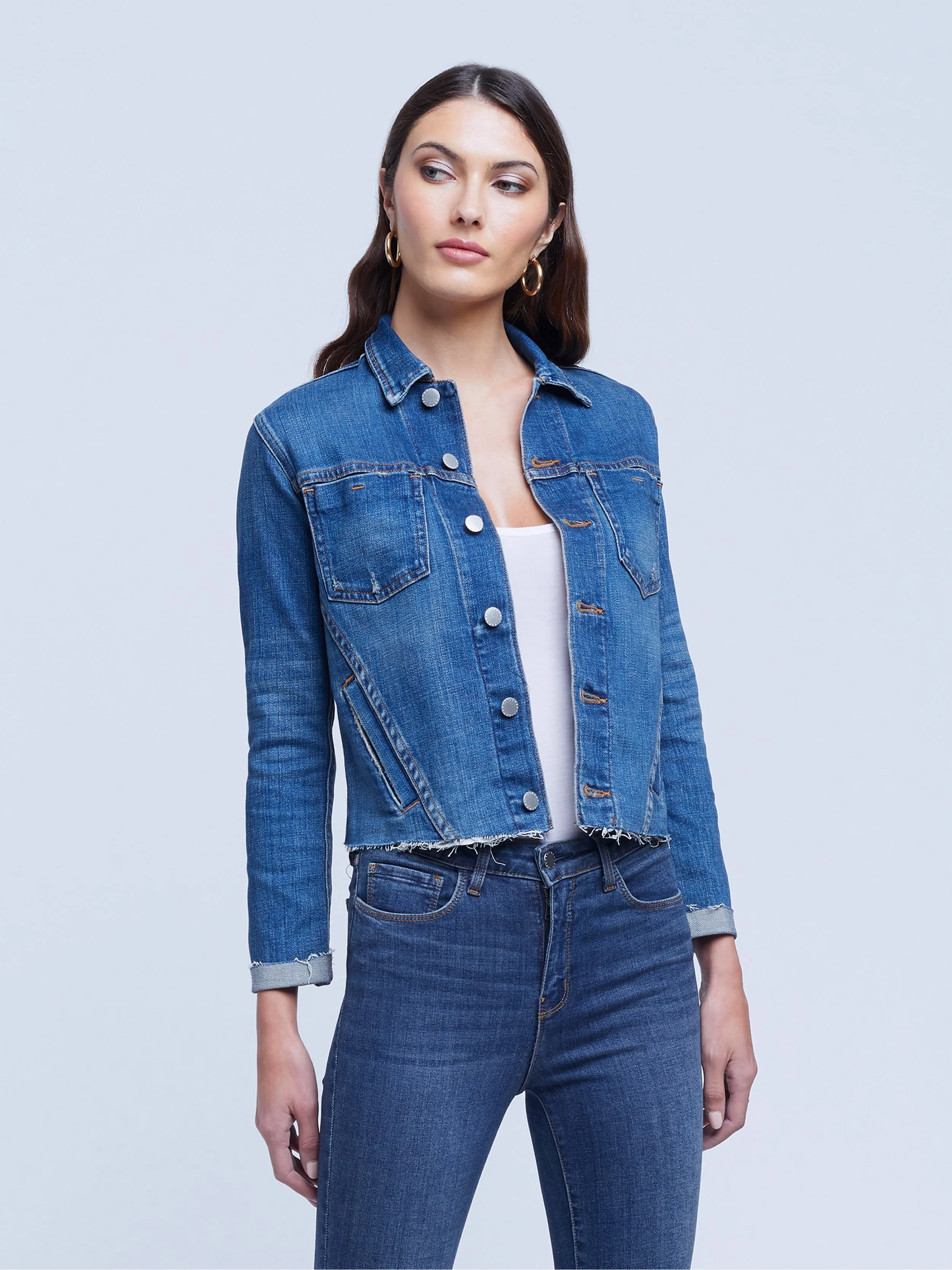 JANELLE SLIM RAW JACKET - AUTHENTIQUE