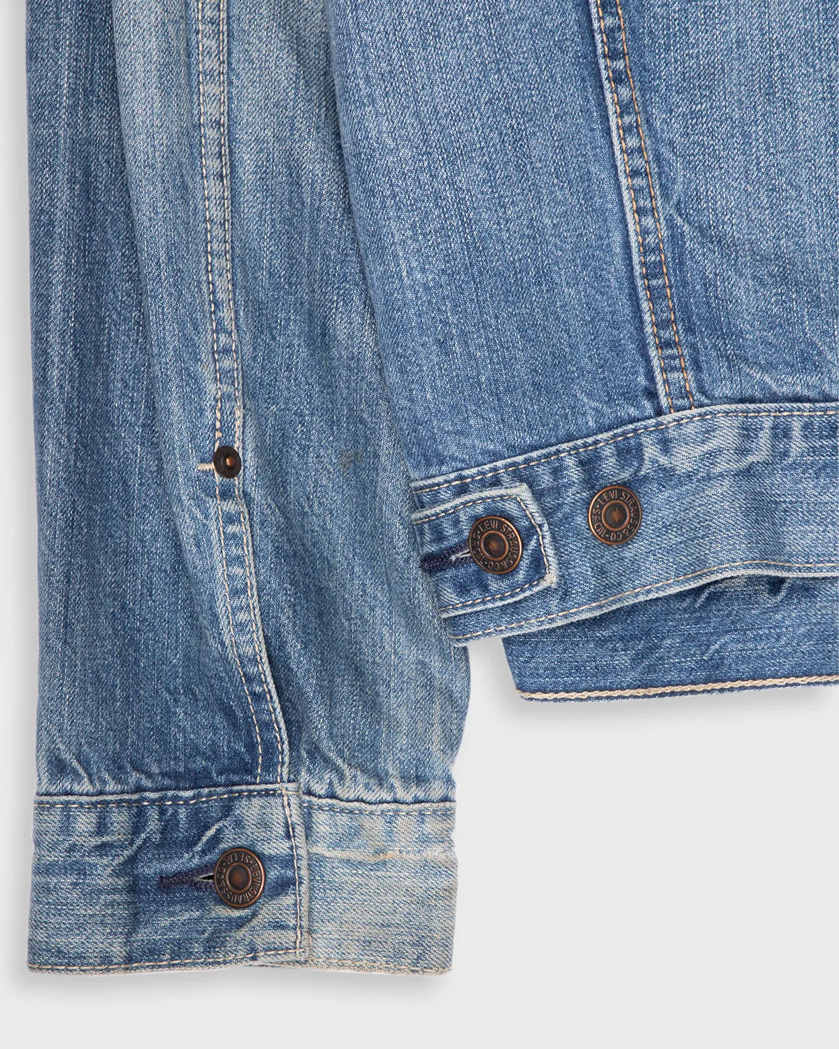 Levi's medium blue stone washed denim jacket