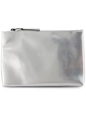 logo-debossed wash bag