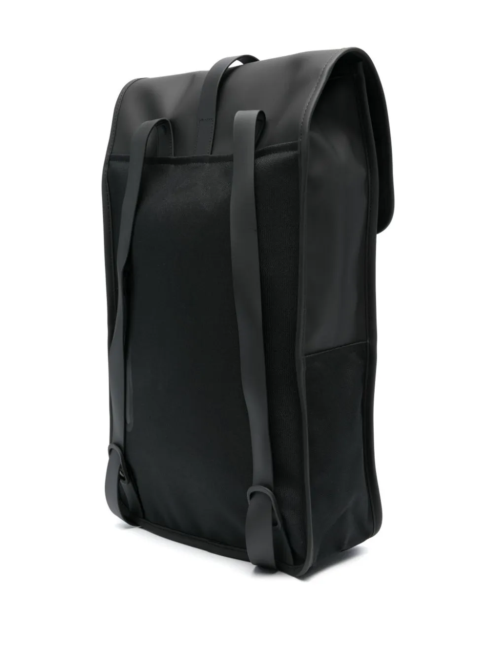 logo-engraved foldover-top backpack