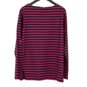 Mariniere Red & Navy Long Sleeve Shirt