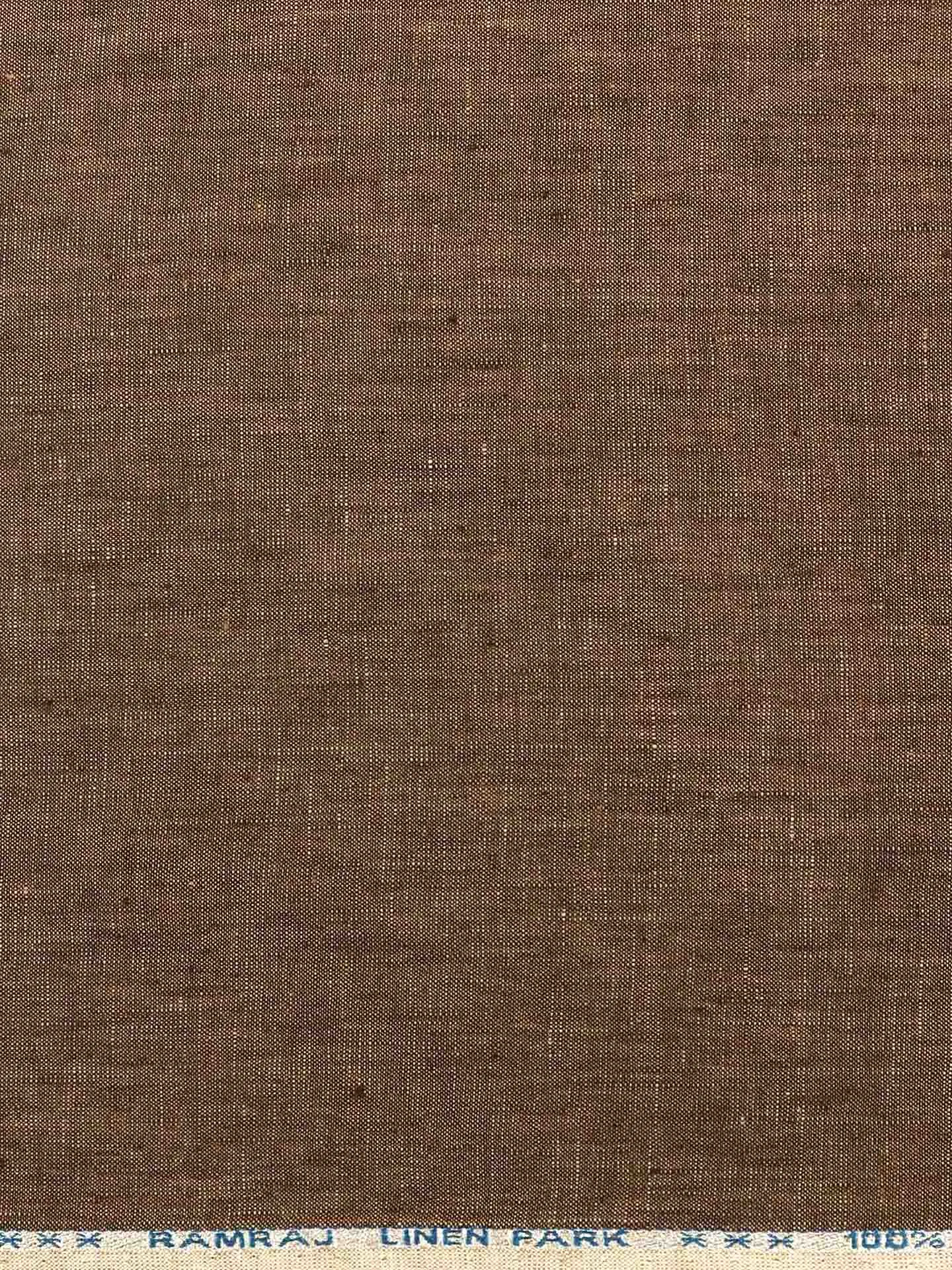 Men Linen Brooks Suiting Brown Colour Self Design Fabric
