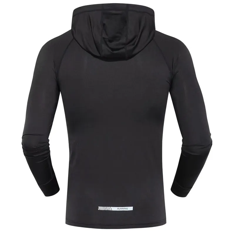 Men Run Fitness Sports Training Gym Breathable Quick Dry Jackets