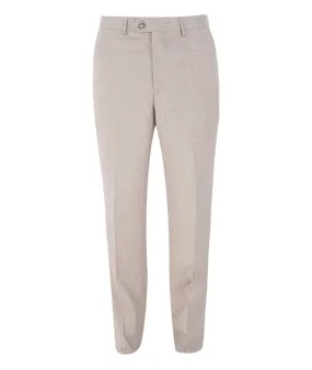 Men's Linen Formal Trousers- SANDOM Beige - Beige