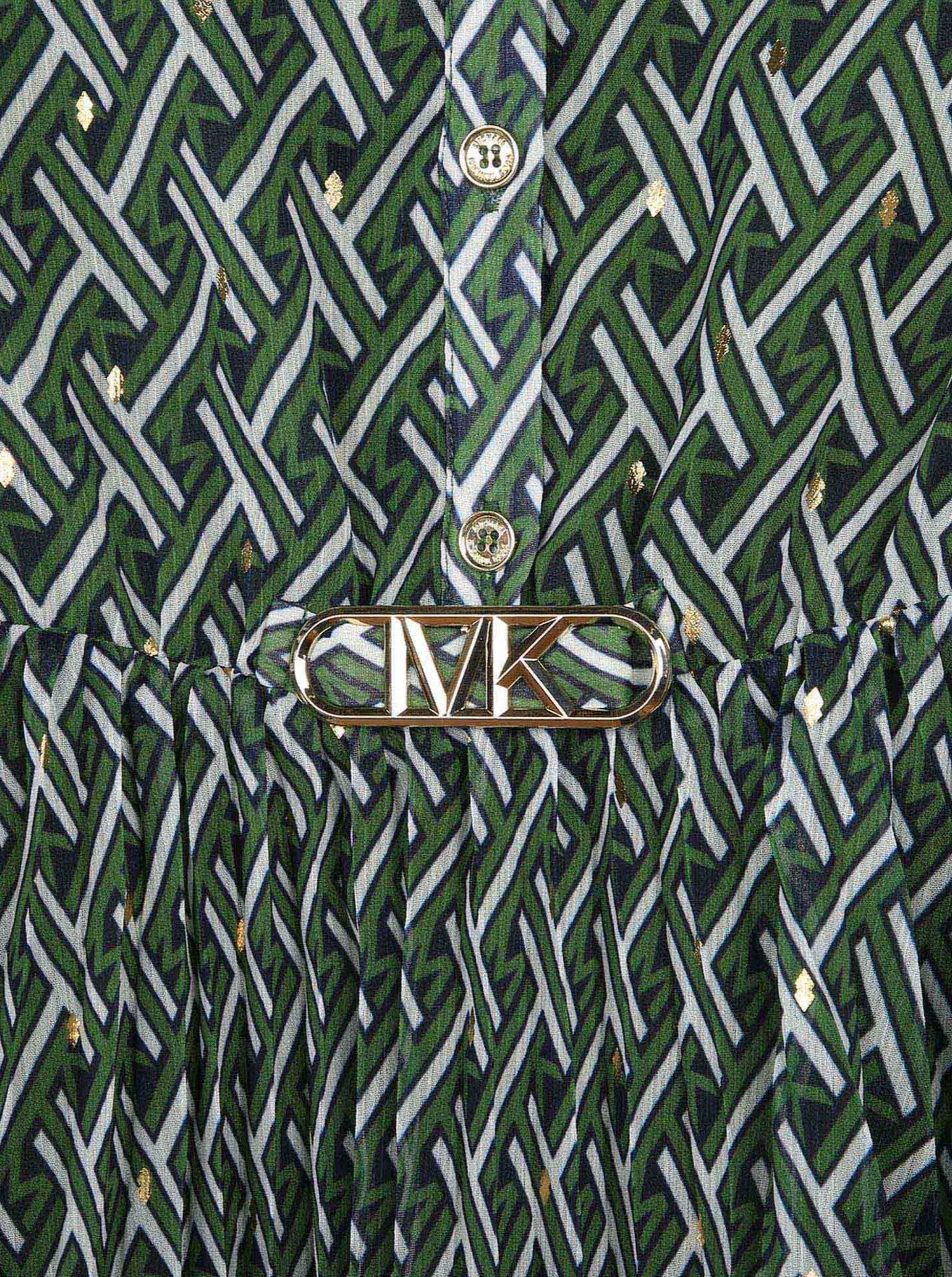 Michael Kors Green Shirt Dress