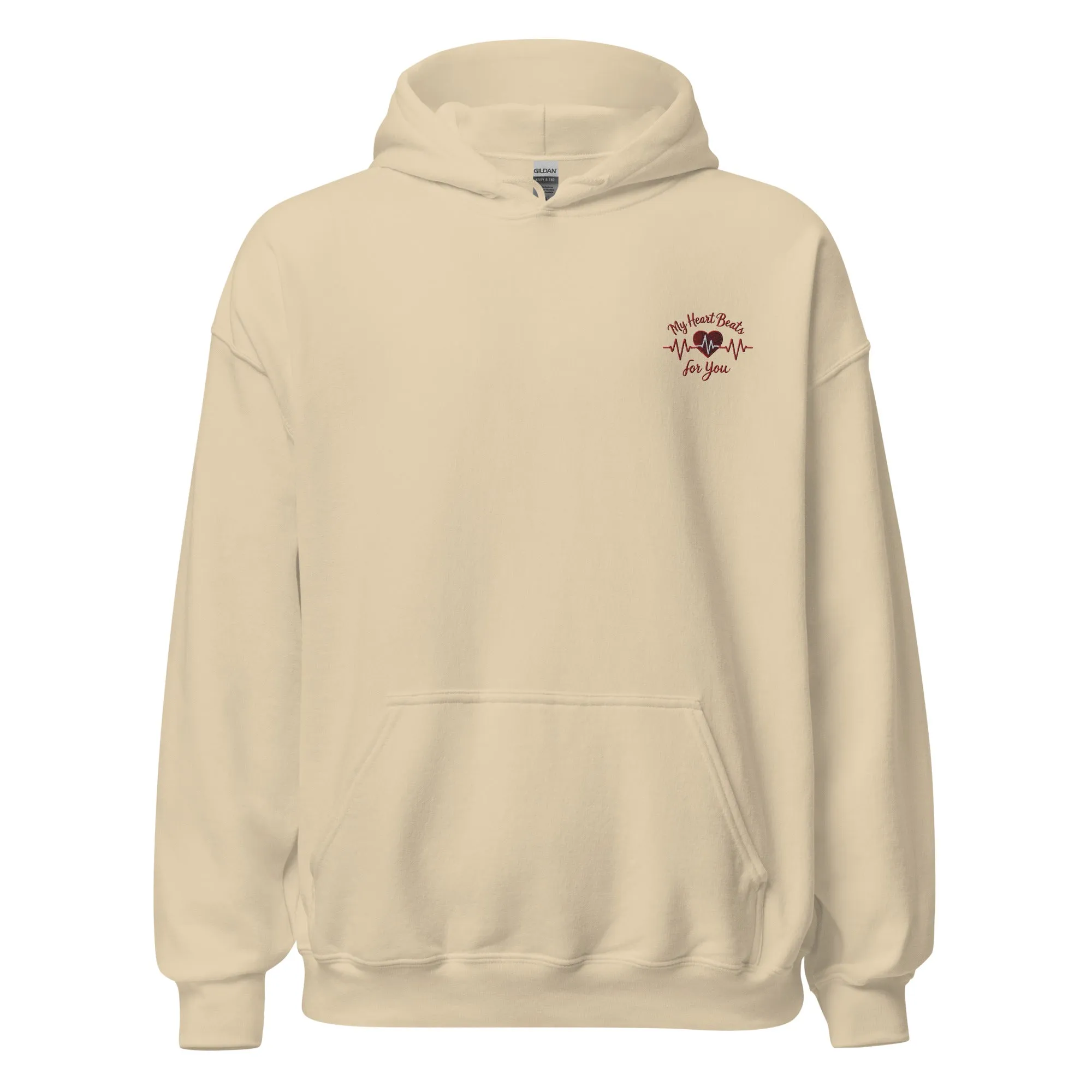 My Heart Beats for You - Valentine’s Day Hoodie - Celebrate Love in Style