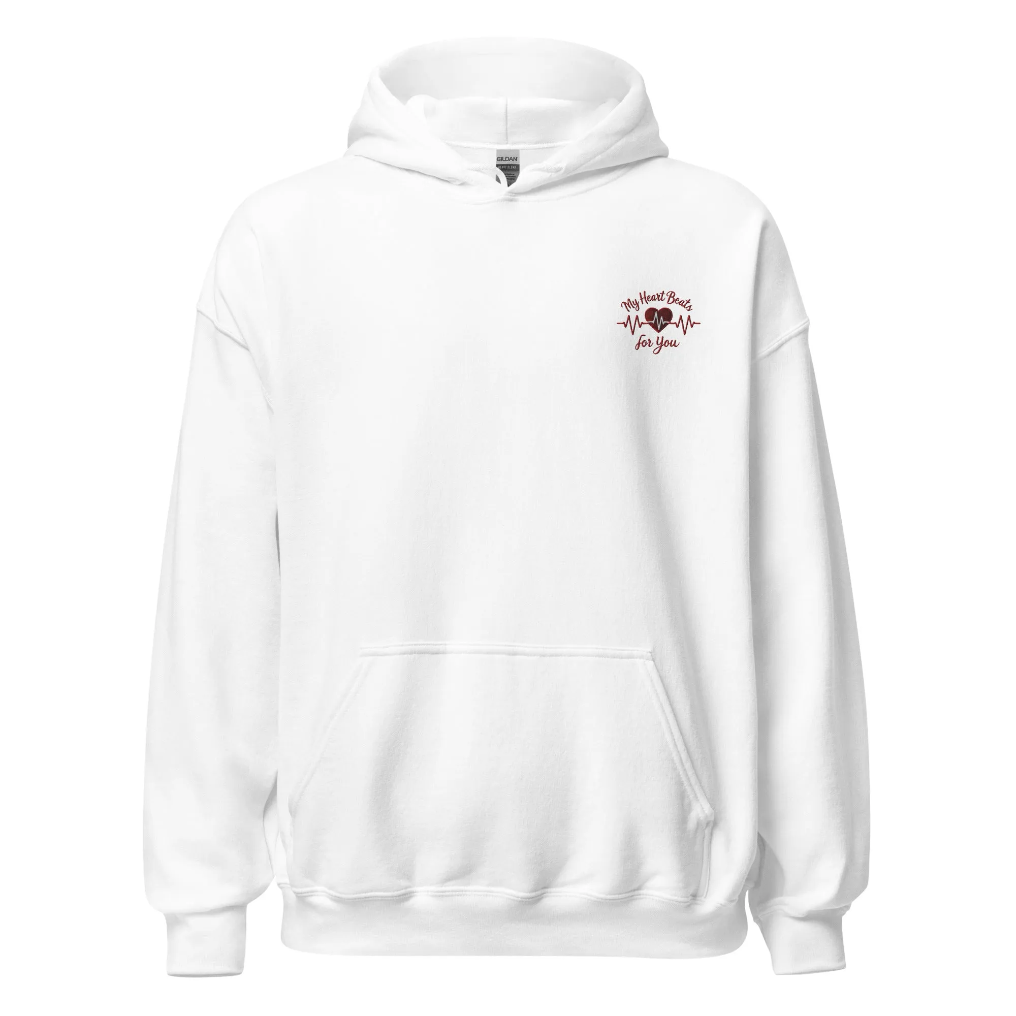 My Heart Beats for You - Valentine’s Day Hoodie - Celebrate Love in Style