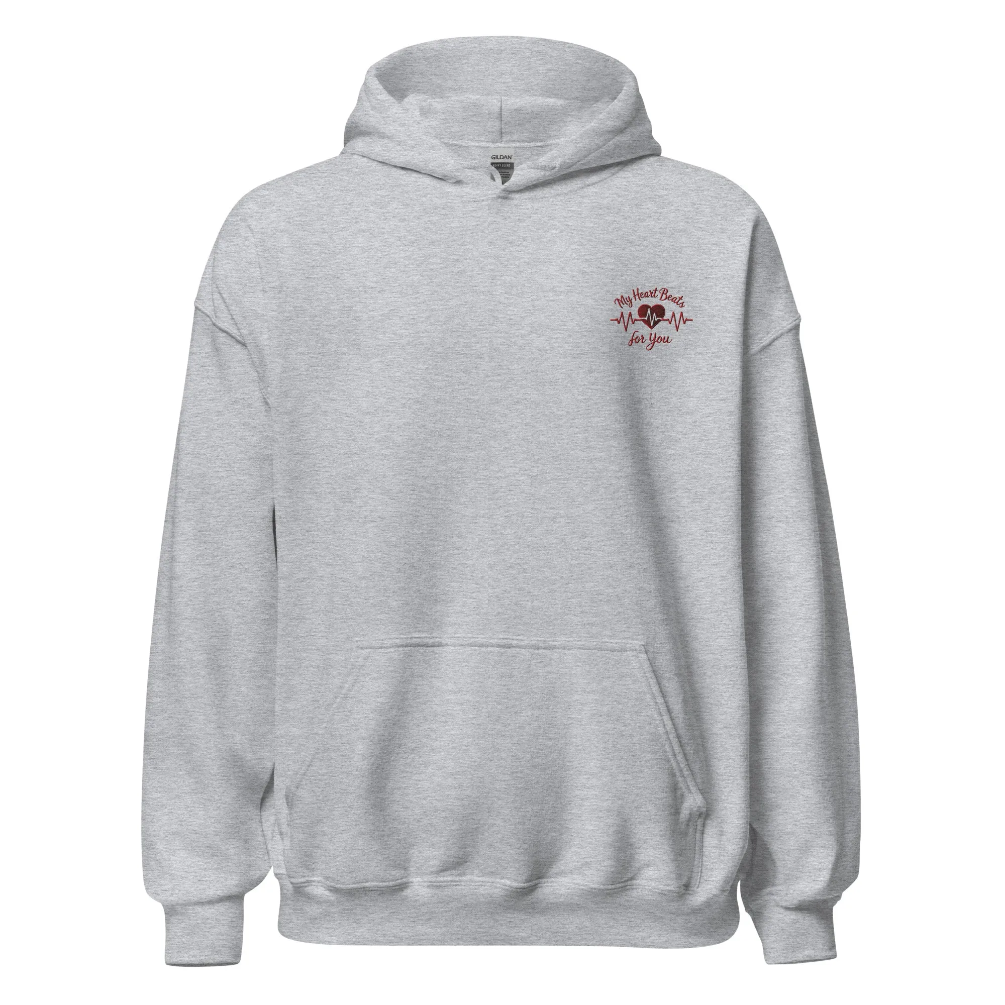 My Heart Beats for You - Valentine’s Day Hoodie - Celebrate Love in Style