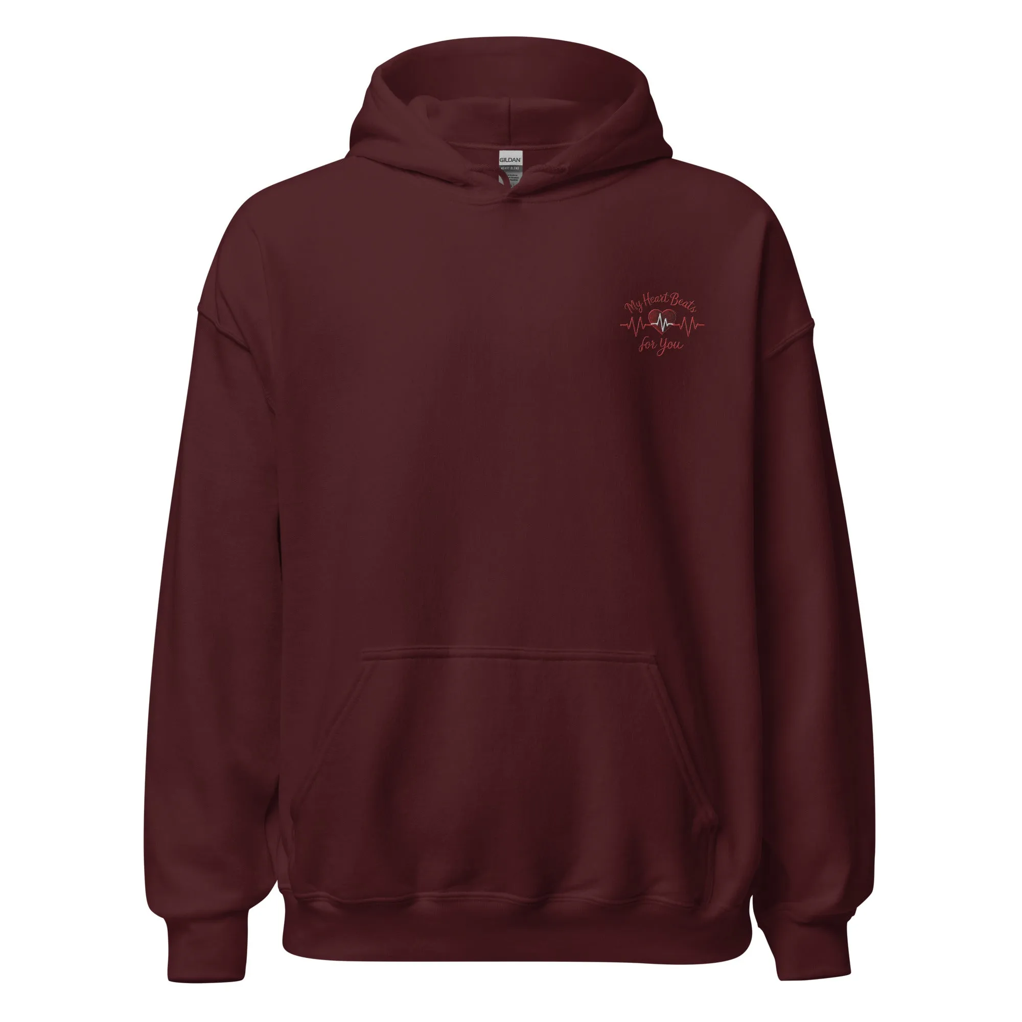 My Heart Beats for You - Valentine’s Day Hoodie - Celebrate Love in Style