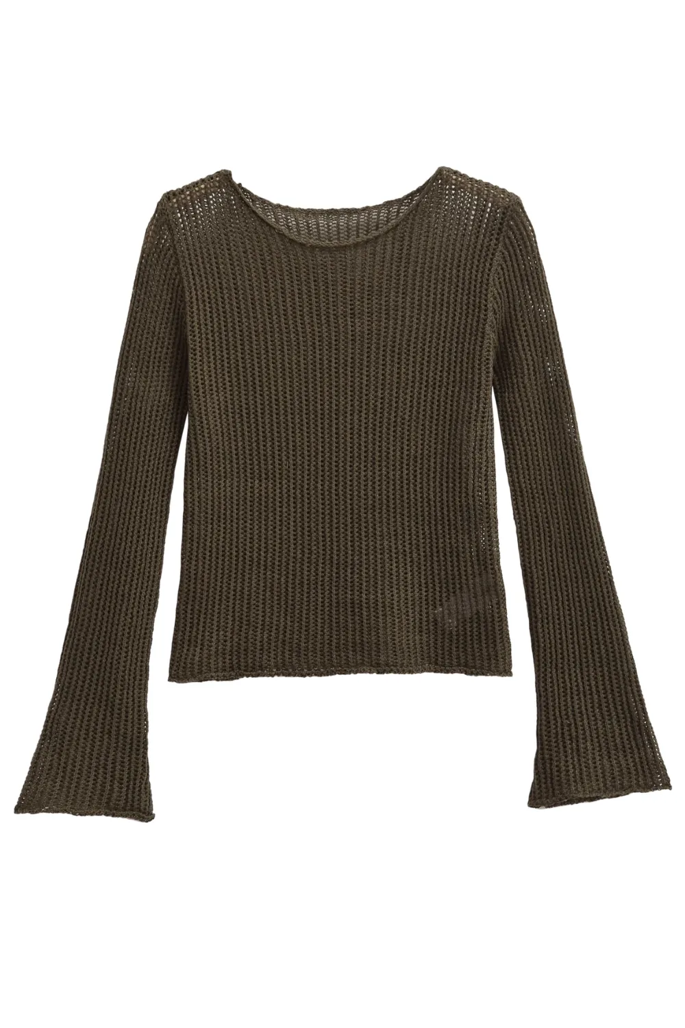 'Nadia' Bell Sleeve Knitted Sweater