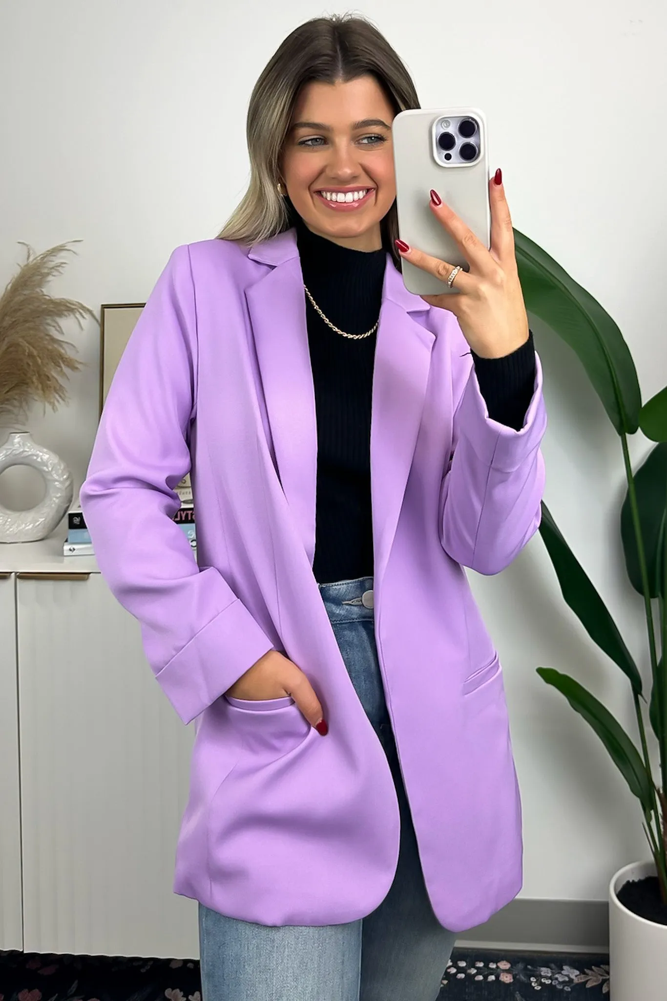 Officially Impressive Long Sleeve Classic Blazer - FINAL SALE