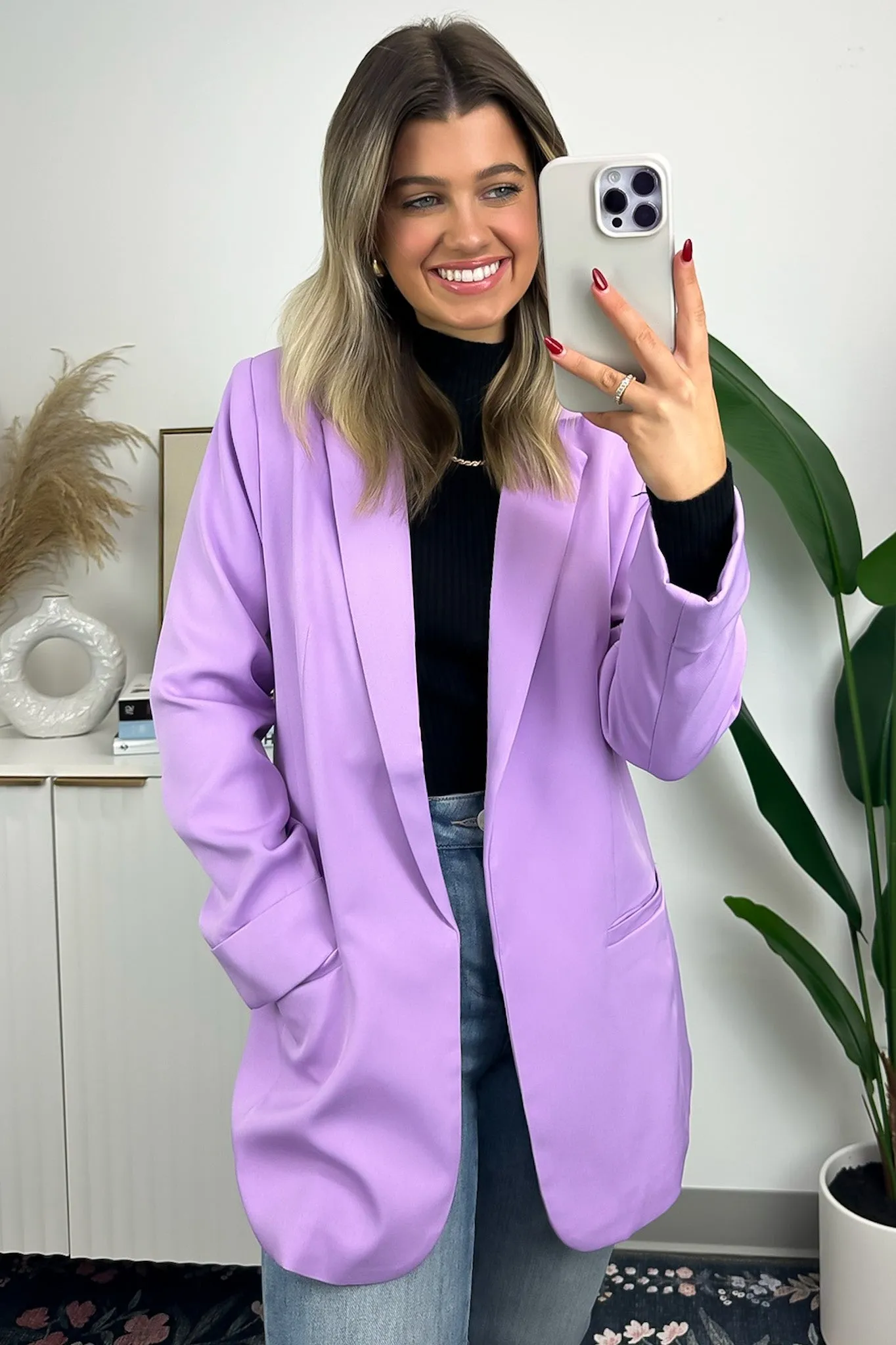 Officially Impressive Long Sleeve Classic Blazer - FINAL SALE