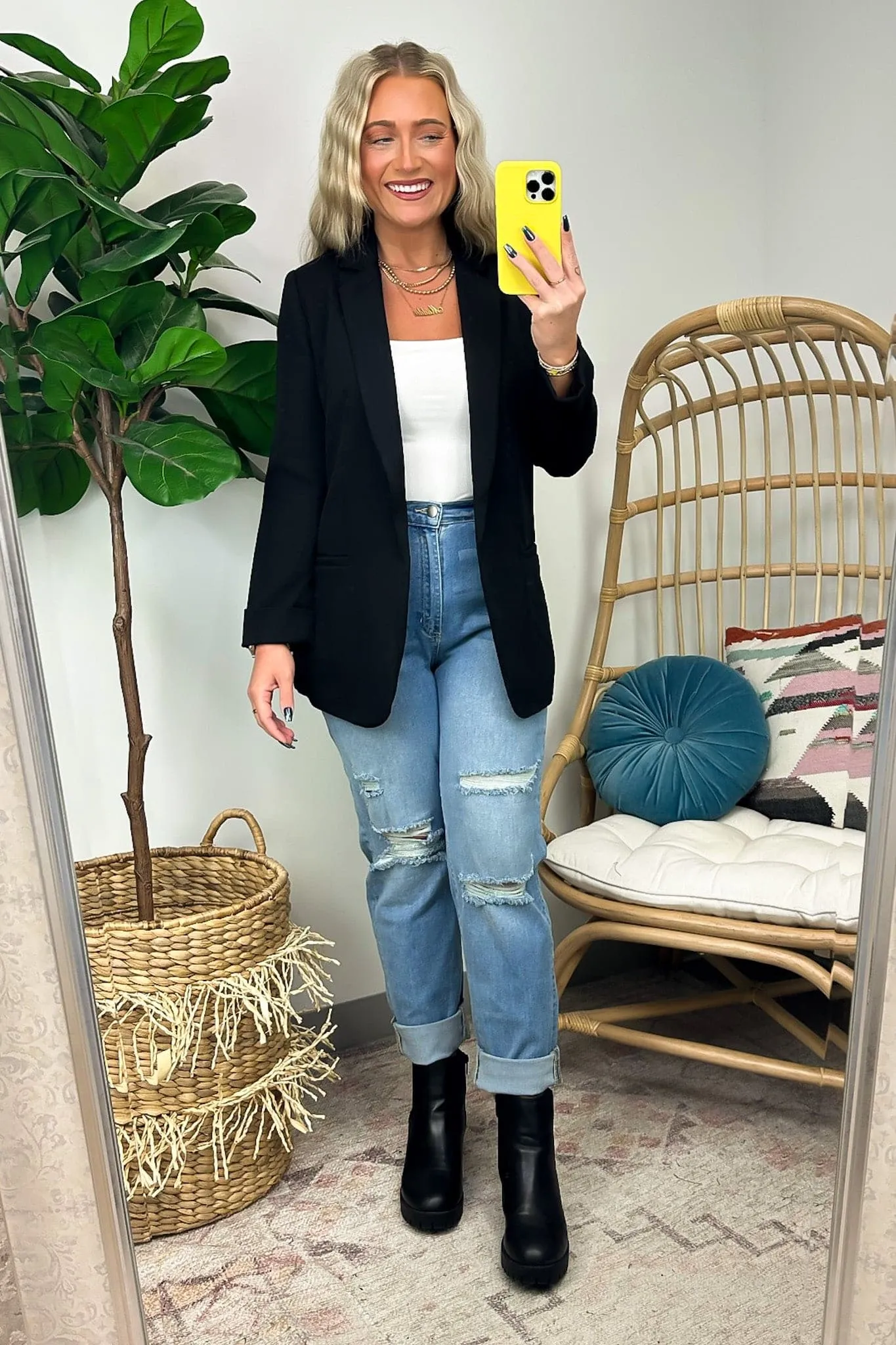 Officially Impressive Long Sleeve Classic Blazer - FINAL SALE