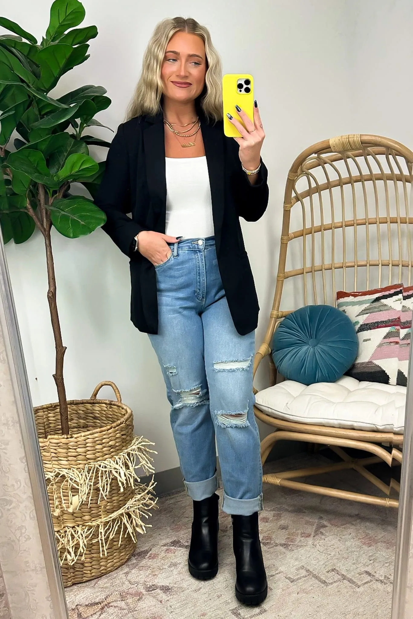 Officially Impressive Long Sleeve Classic Blazer - FINAL SALE