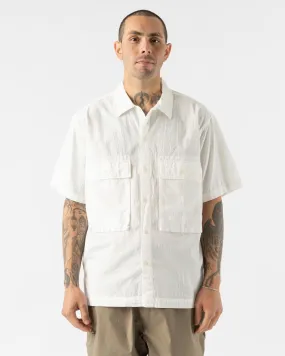Pilgrim Surf   Supply Ivan Short Sleeve Shirt in White