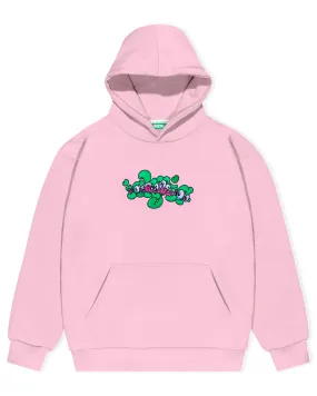 Rascals Embroidery Hood - Pastel Pink