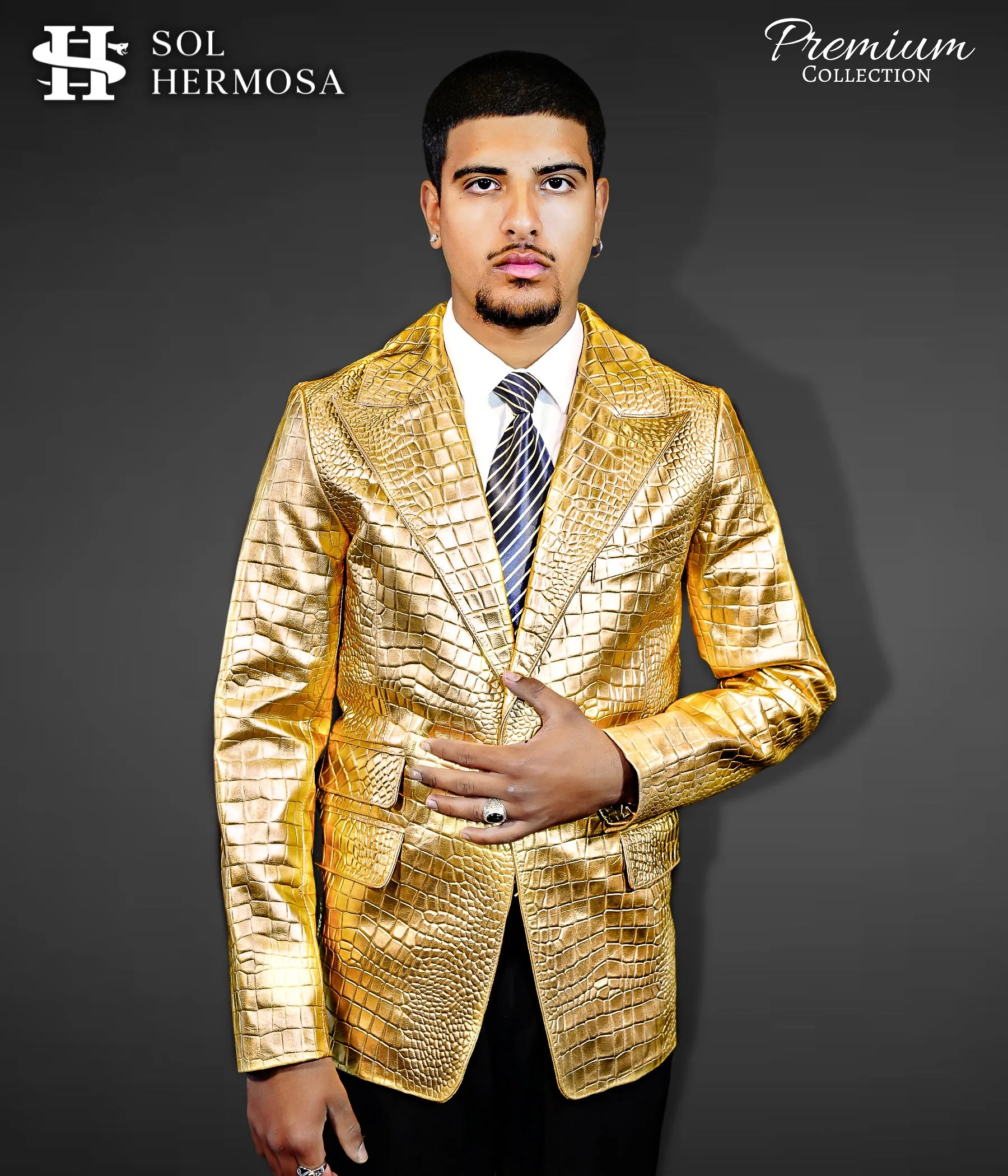 Real Leather Blazer For Men - Fernandez