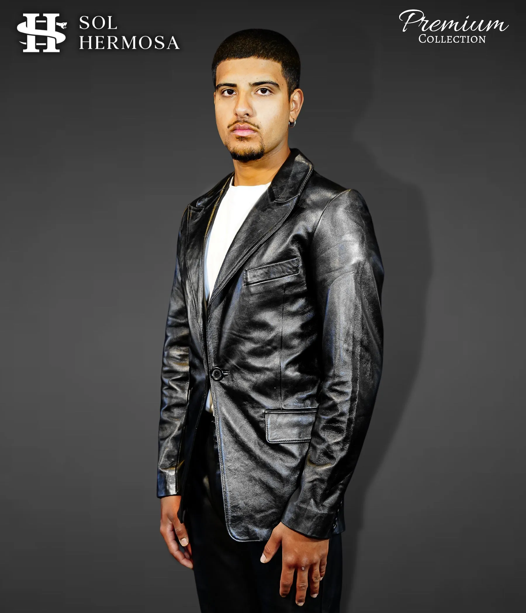 Real Leather Blazer For Men - Fernandez