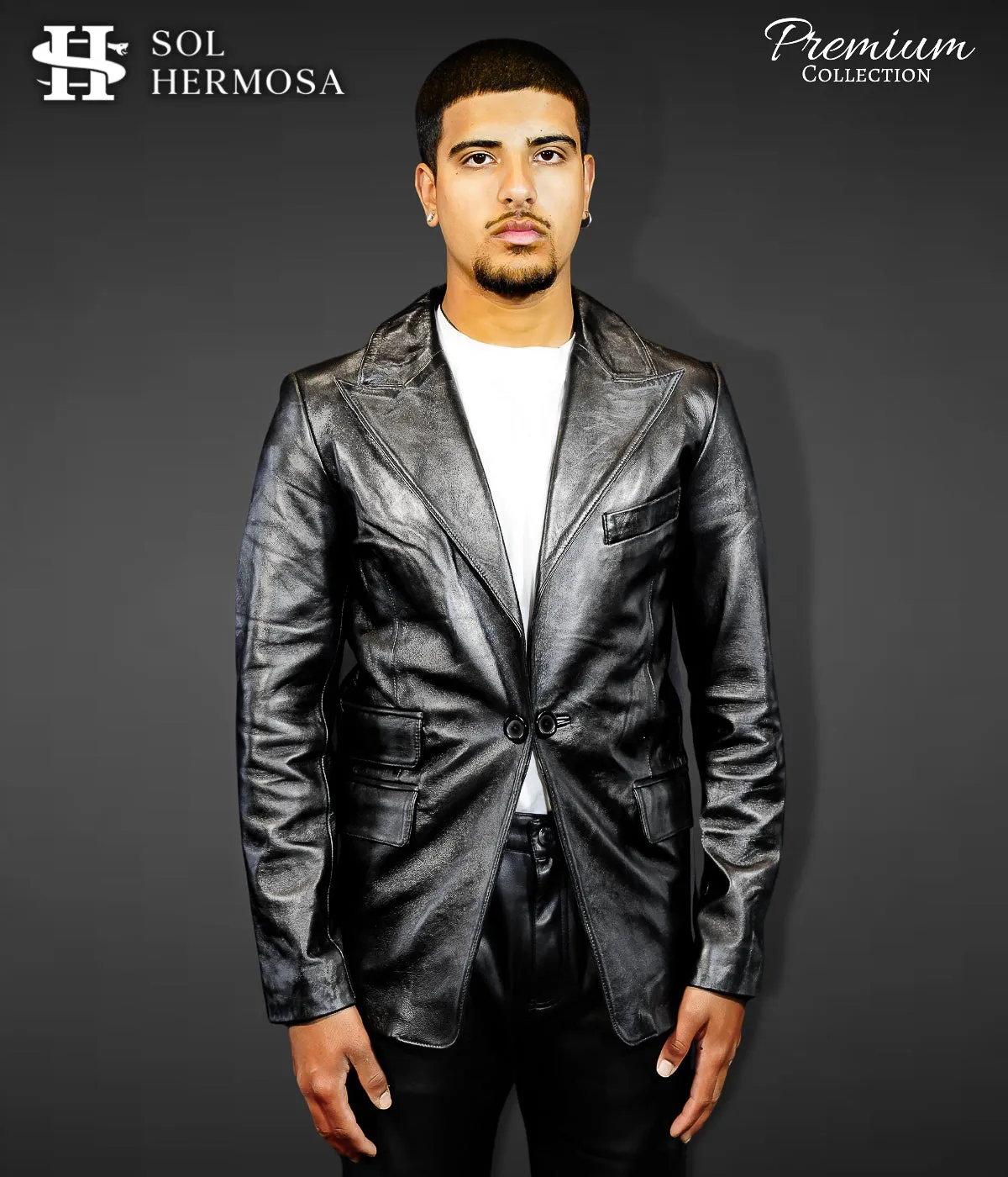 Real Leather Blazer For Men - Fernandez