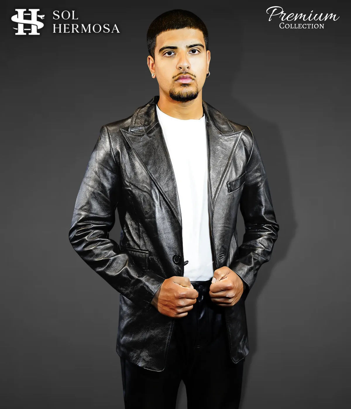 Real Leather Blazer For Men - Fernandez