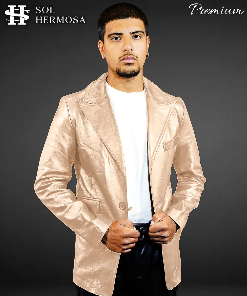 Real Leather Blazer For Men - Fernandez