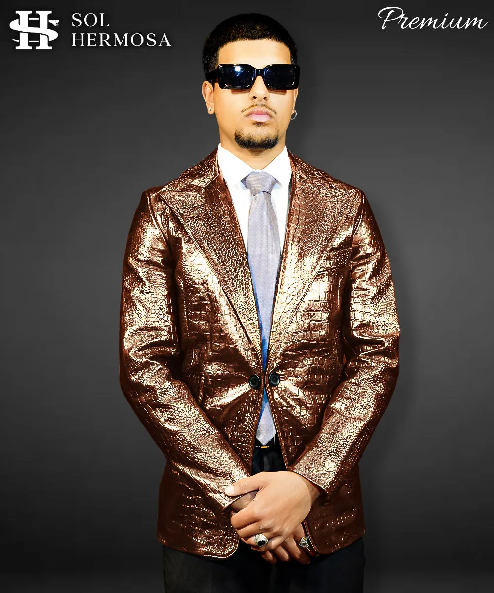 Real Leather Blazer For Men - Fernandez