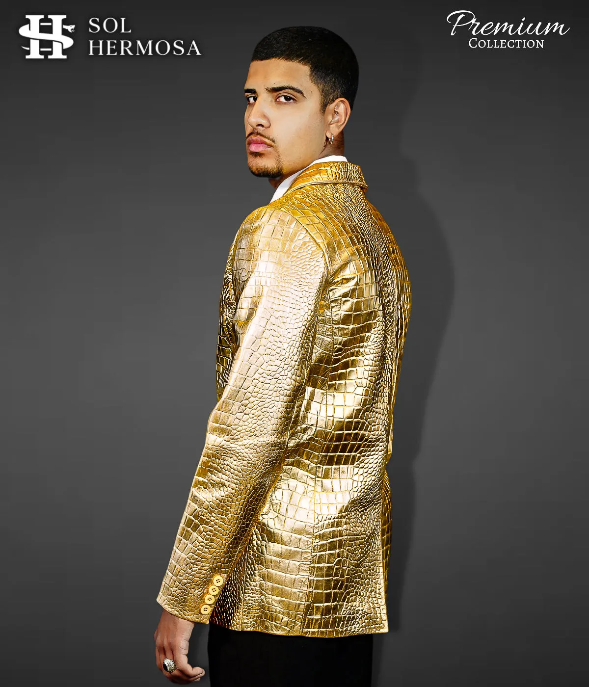 Real Leather Blazer For Men - Fernandez