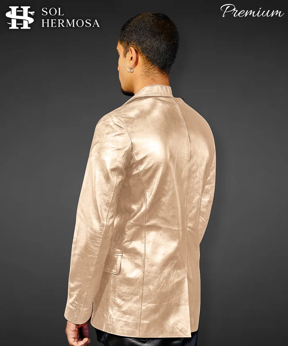 Real Leather Blazer For Men - Fernandez