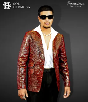 Real Leather Blazer For Men - Fernandez