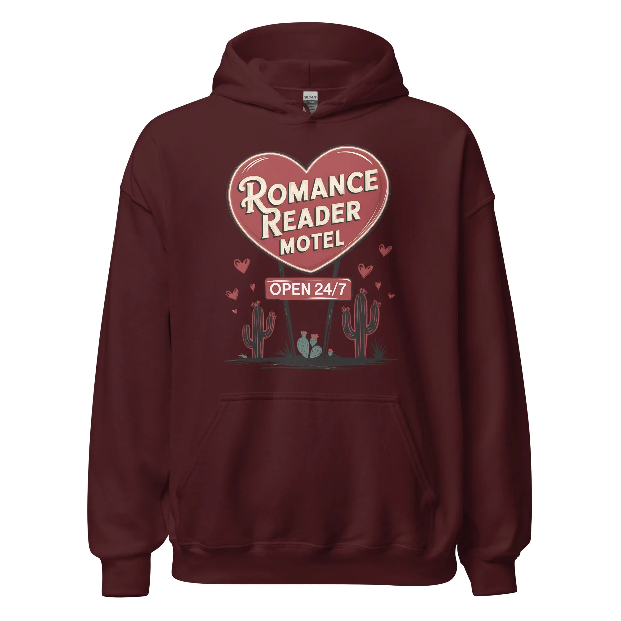 Romance Reader Motel - Valentine’s Day Hoodie - The Perfect Blend of Comfort and Style