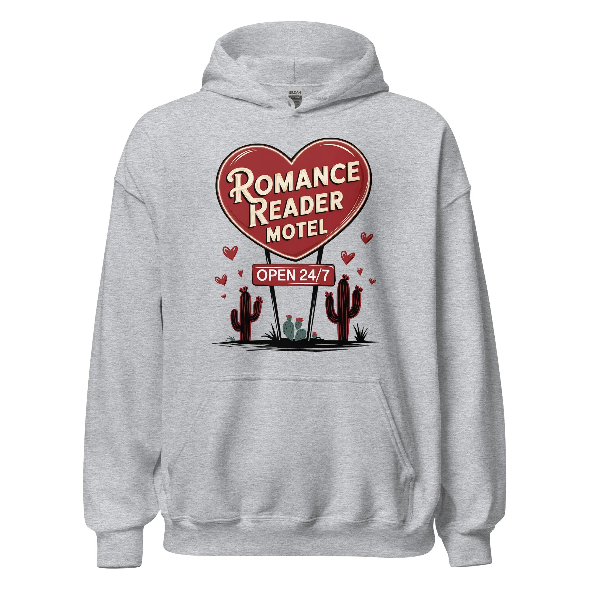 Romance Reader Motel - Valentine’s Day Hoodie - The Perfect Blend of Comfort and Style