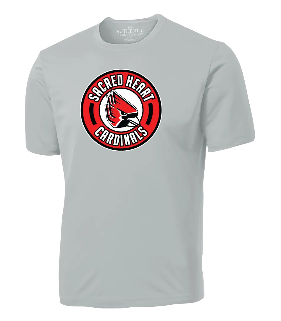 Sacred Heart Cardinals Youth Dri-Fit T-Shirt with Printed Logo