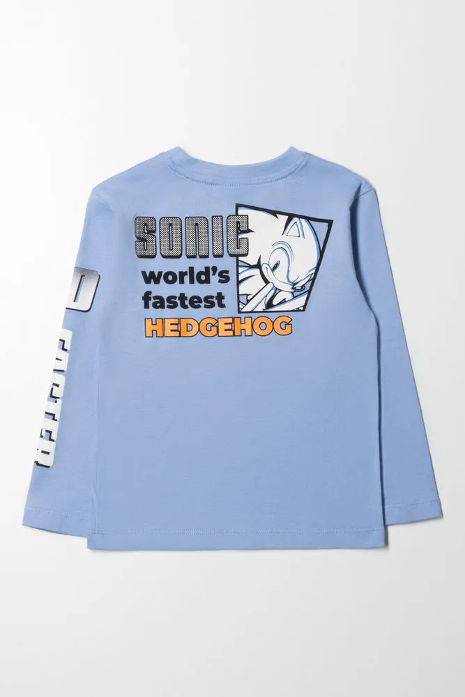 Sonic Long Sleeve T-Shirt Blue