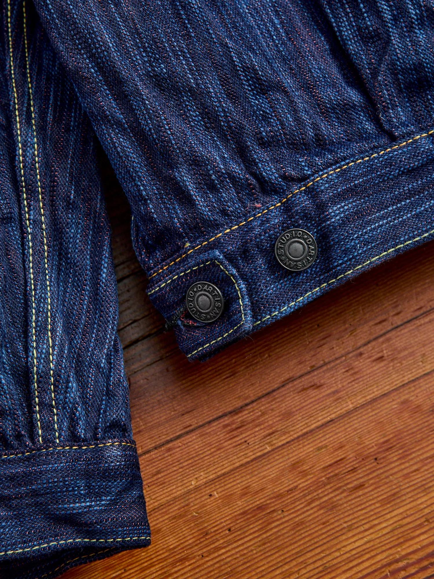SP-088 "Tokushima Hinode-Awa Shoai" 45th Anniversary 15oz Selvedge Denim Type-2 Jacket in Indigo