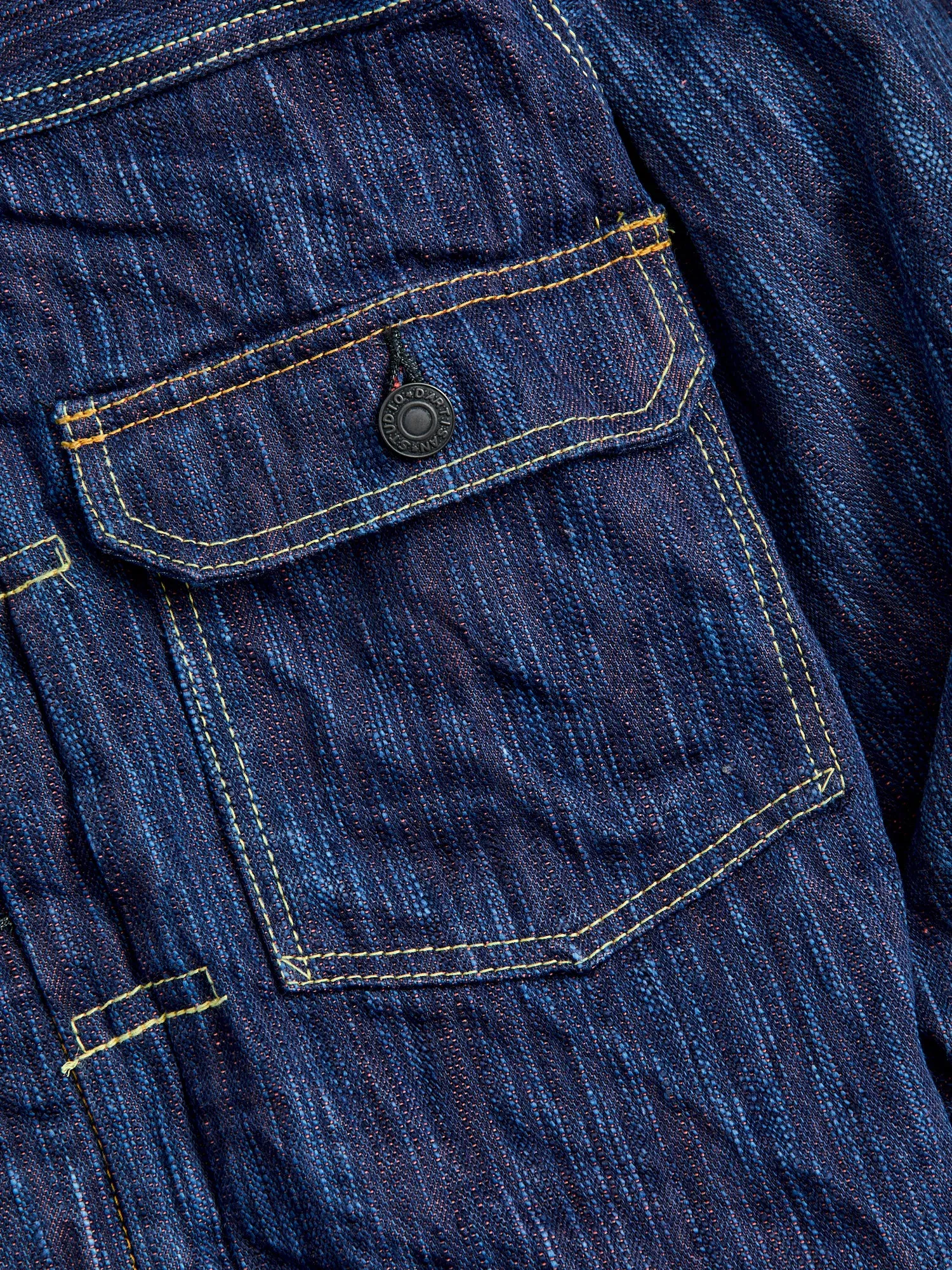 SP-088 "Tokushima Hinode-Awa Shoai" 45th Anniversary 15oz Selvedge Denim Type-2 Jacket in Indigo