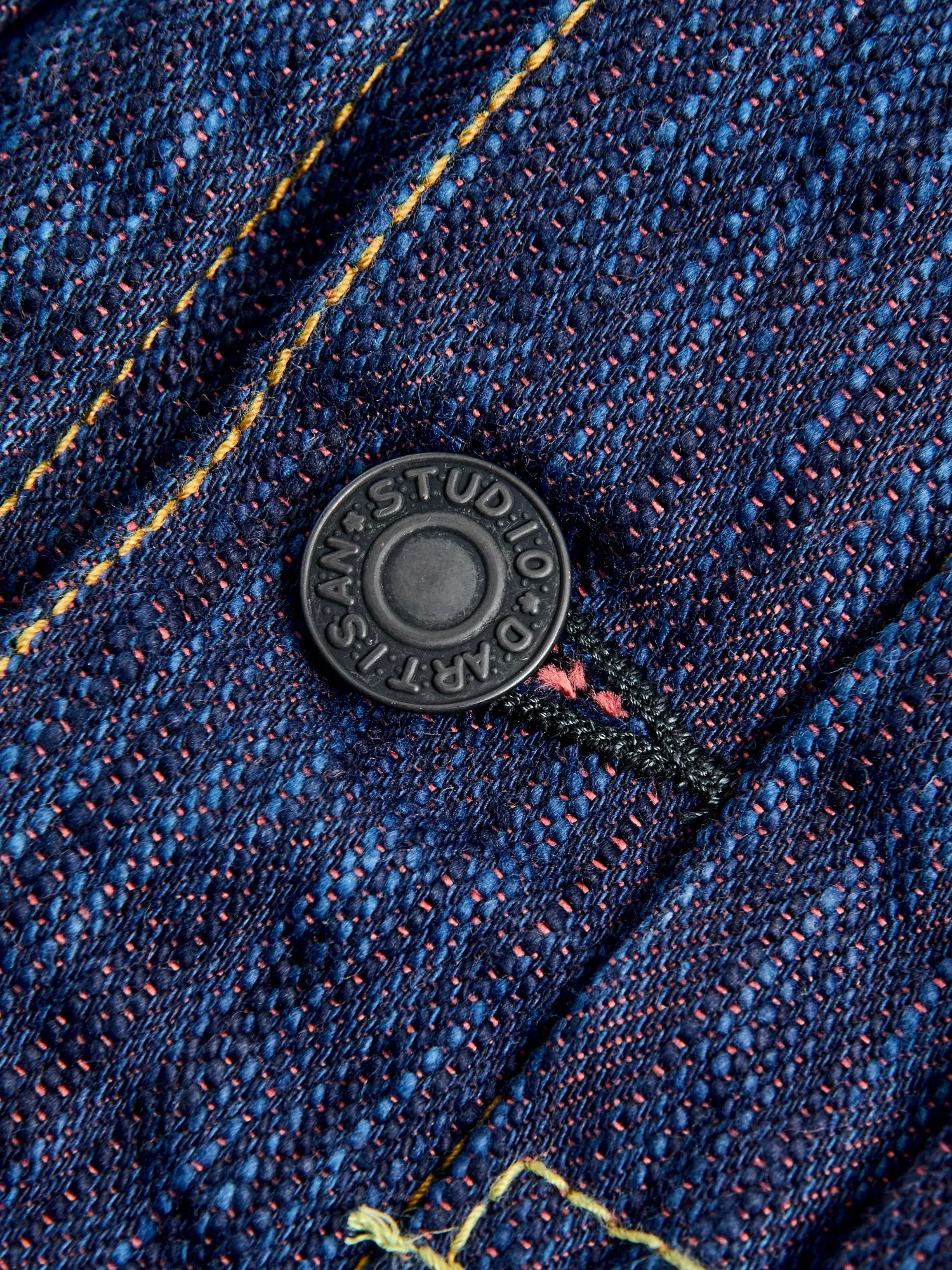 SP-088 "Tokushima Hinode-Awa Shoai" 45th Anniversary 15oz Selvedge Denim Type-2 Jacket in Indigo