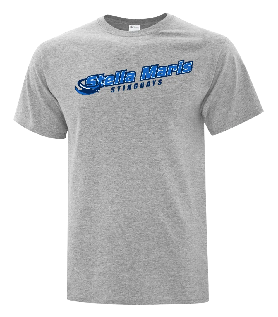 Stella Maris Stingrays Youth Cotton T-Shirt with Printed Logo