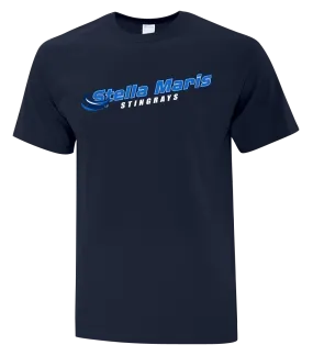 Stella Maris Stingrays Youth Cotton T-Shirt with Printed Logo