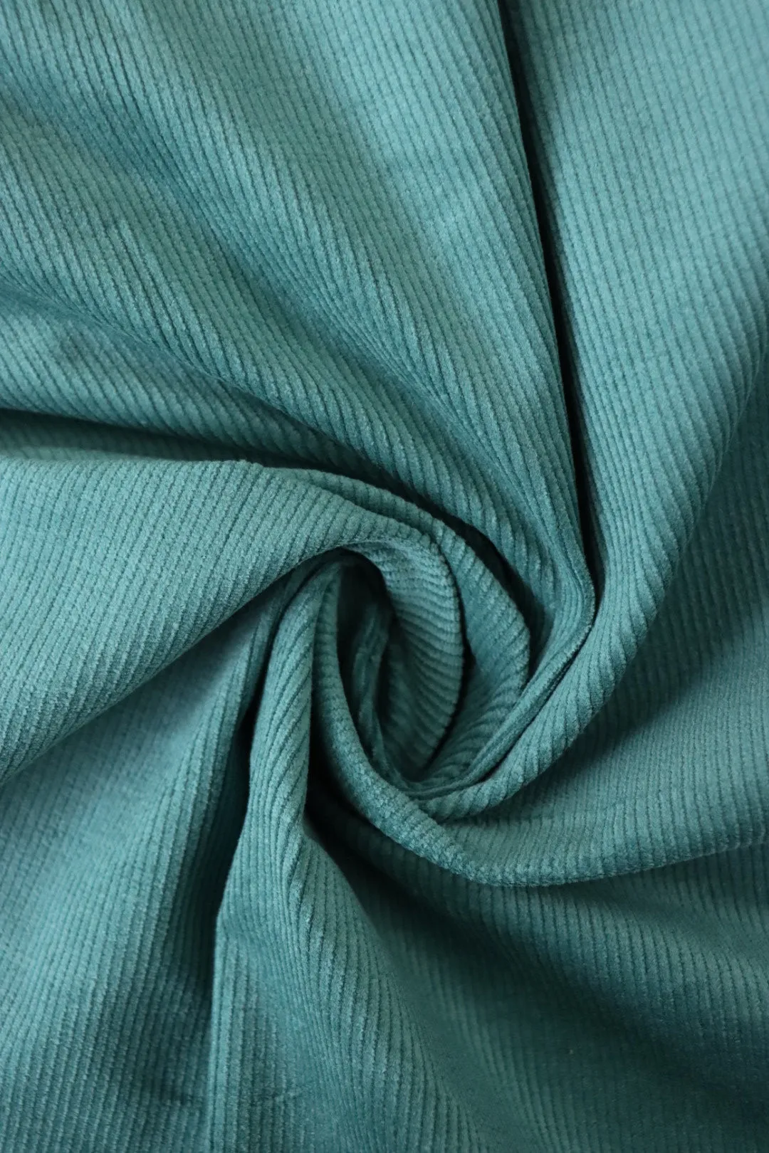 Teal Bayou 11 Wale Manchester Stretch Corduroy