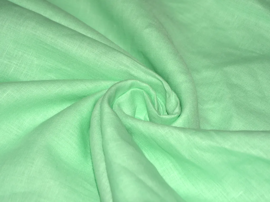 Turquoise Green Pure Linen Fabric- 60 Lea (Wholesale)